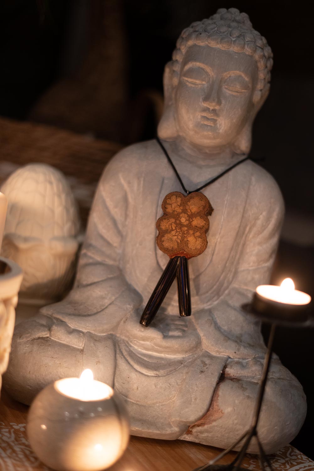 Kuripe 6 - aus Chonta mit Ayahuasca Holz