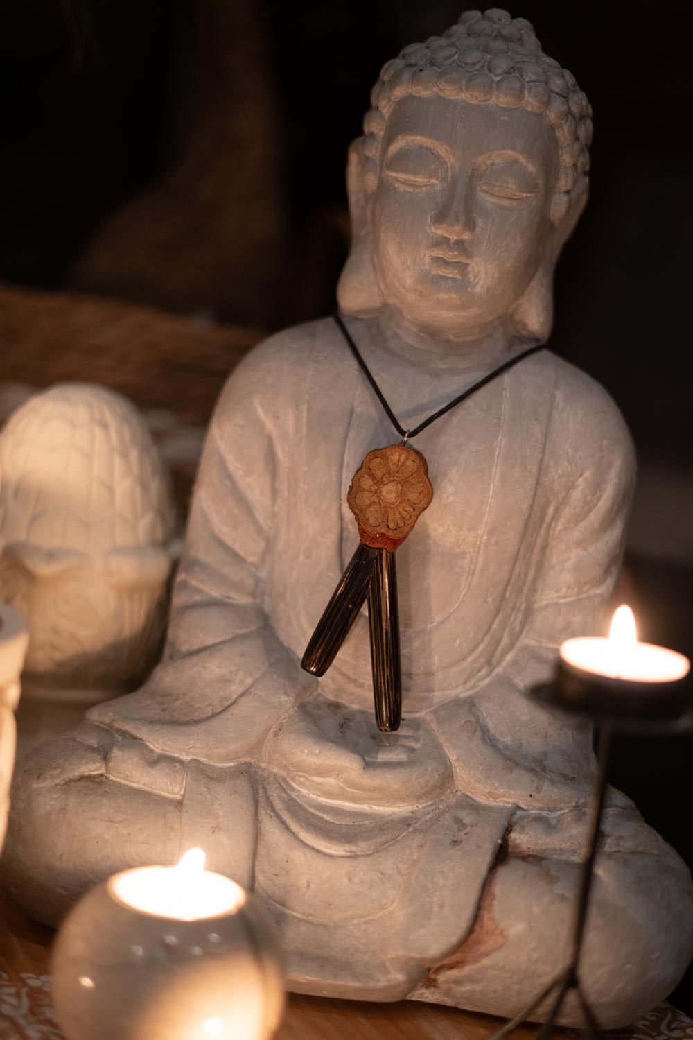 Kuripe 6 - aus Chonta mit Ayahuasca Holz