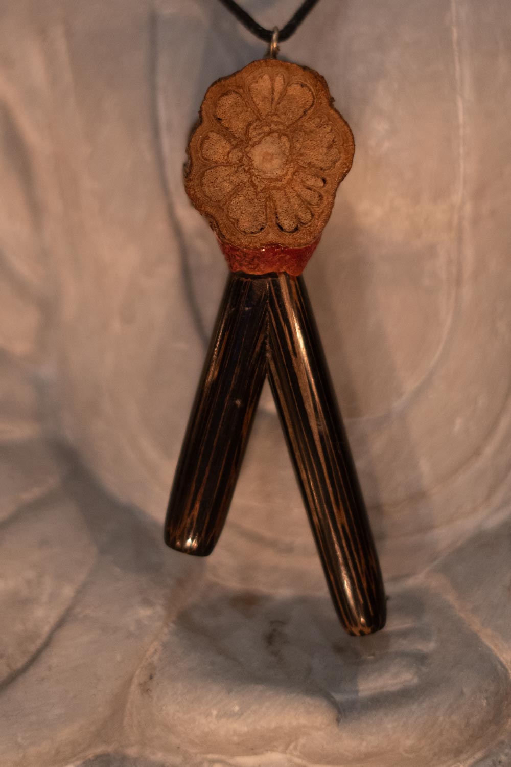 Kuripe 6 - aus Chonta mit Ayahuasca Holz