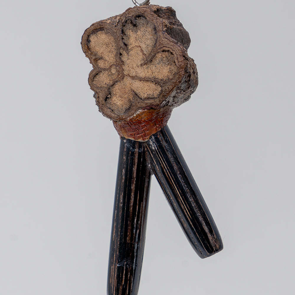 Kuripe Chonta Holz mit Muster